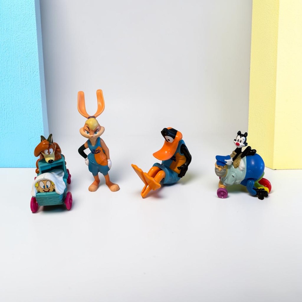 Vintage Looney Tunes Space Jam 2 Animaniacs Figures Lot McDonald's 1993 2020